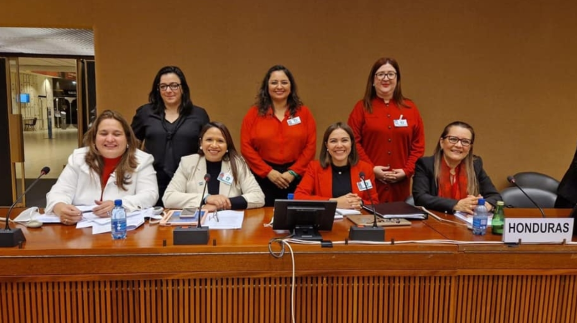 Comitiva hondureña asiste a la Convención contra la discriminación a la mujer