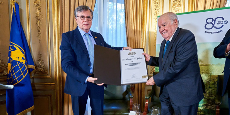 Expresidente del BID es embajador del IICA