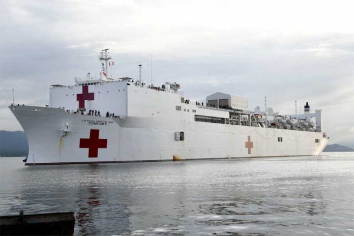 Buque Hospital USNS Comfort con Misión “Promesa Continua 2022” llegó a Honduras