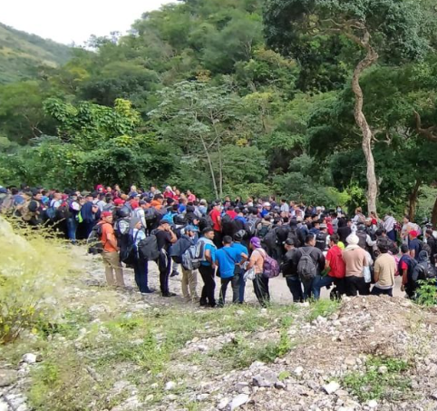 Hondureños entre los más de 300 migrantes encontrados en zona montañosa en México Hondureños entre los más de 300 migrantes encontrados en zona montañosa en México