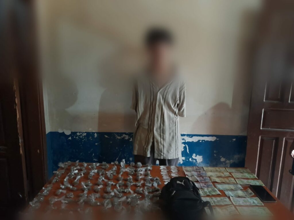 Detención judicial a traficante de drogas en Morocelí. Detención judicial a traficante de drogas en Morocelí.