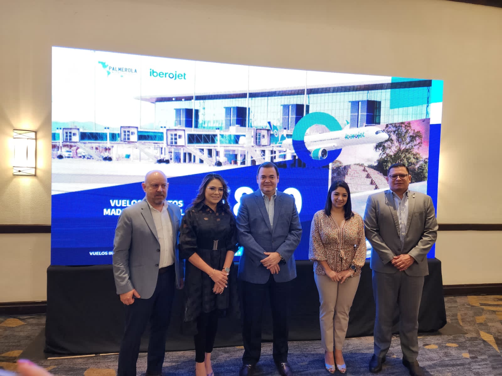 Palmerola y Iberojet presentan en San Pedro Sula la venta de boletos desde $850 ida y regreso de la ruta directa a Madrid