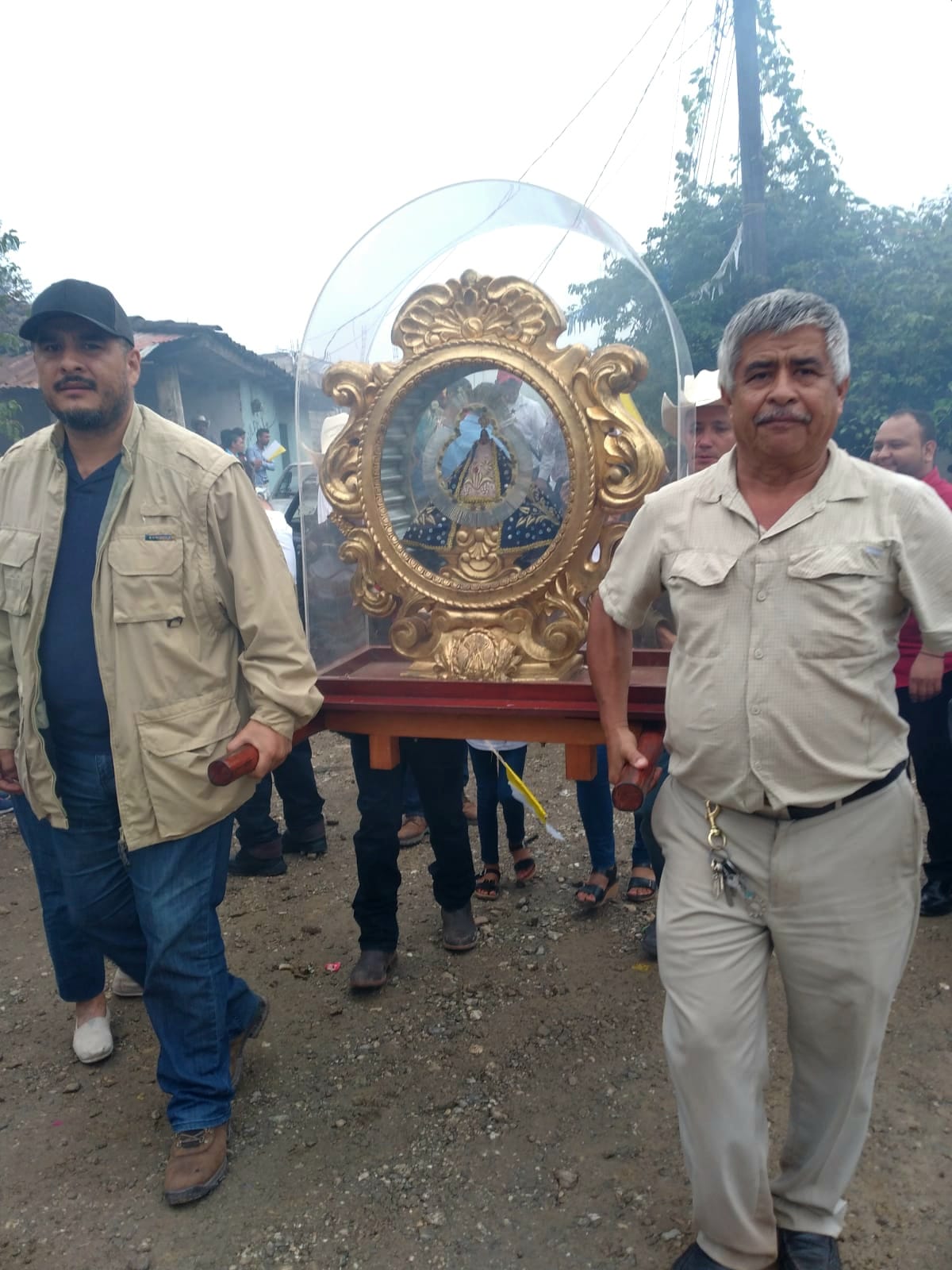 Imagen de la Virgen de Suyapa visita el municipio de Cabañas, Copán