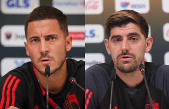 Hazard y Courtois niegan que haya división en la selección de Bélgica Hazard y Courtois niegan que haya división en la selección de Bélgica