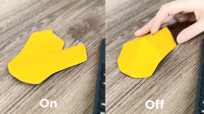 Conoce el mouse que se puede doblar como si fuera origami.