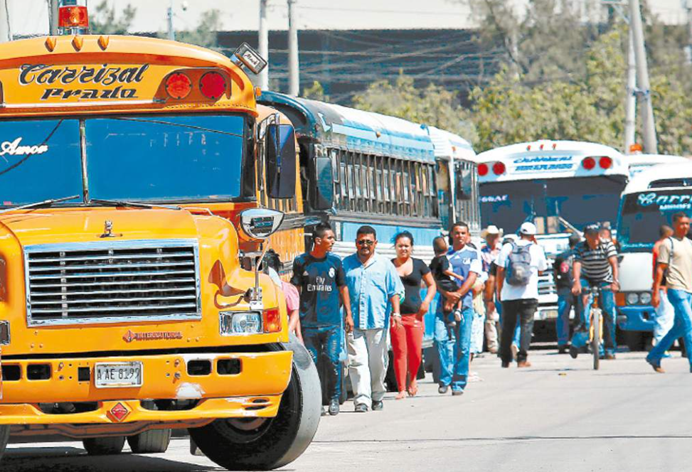 Tres lempiras será el nuevo incremento al precio del pasaje en el transporte urbano
