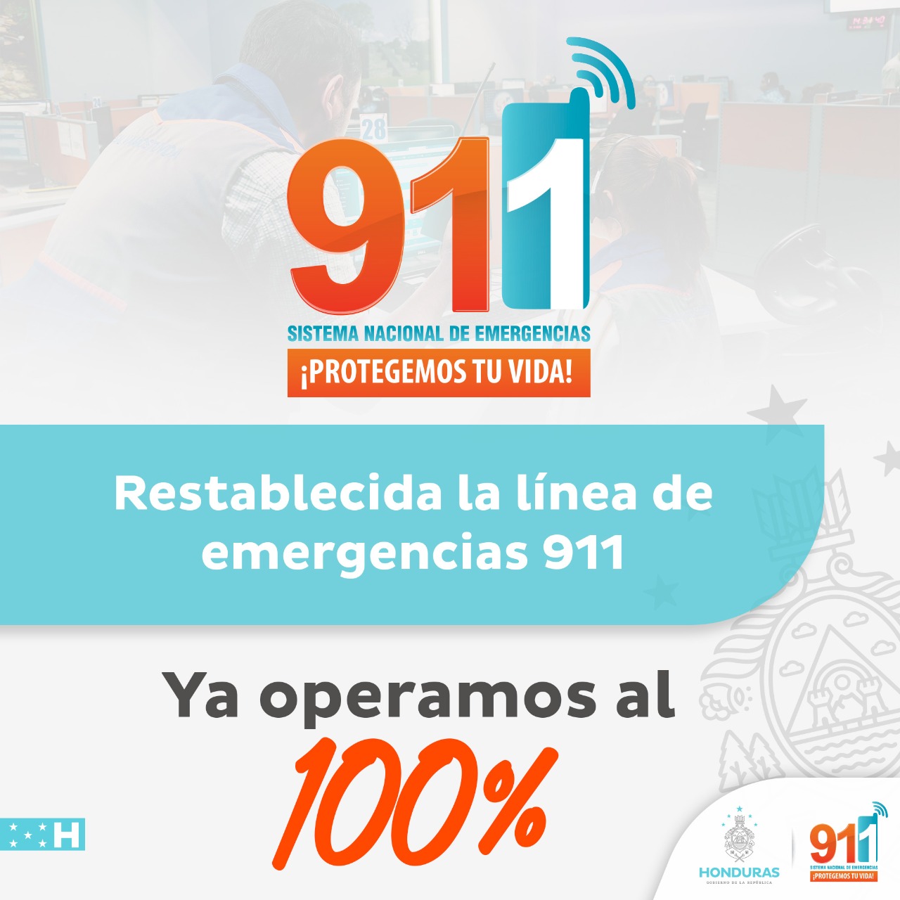 Restablecida la Línea de emergencia del 9-1-1 después de fallas en el sistema Restablecida la Línea de emergencia del 9-1-1 después de fallas en el sistema