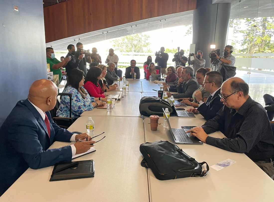 Misión internacional se reúne con Junta Nominadora para realizar veeduría independiente del proceso de selección de nuevos magistrados