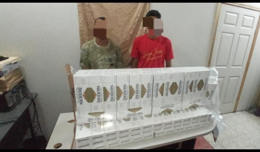 Detienen en Olancho a dos sujetos por el delito de contrabando.
