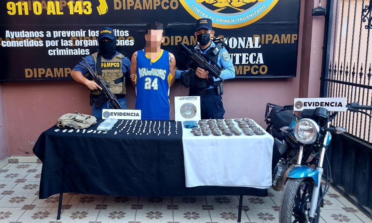 Un miembro de la banda criminal Los Pelones vinculado a la venta de drogas es capturado en operaciones desarrolladas por la DIPAMPCO