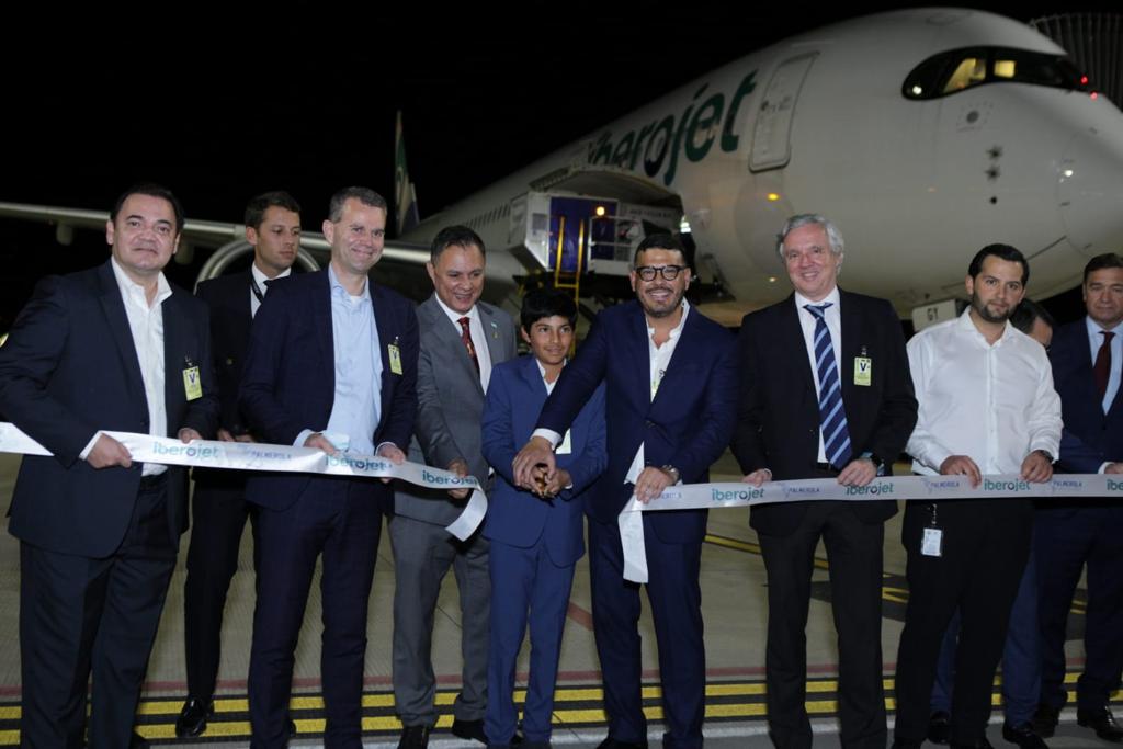 Con rotundo éxito iniciaron vuelos directos Madrid – Palmerola con Iberojet Con rotundo éxito iniciaron vuelos directos Madrid – Palmerola con Iberojet