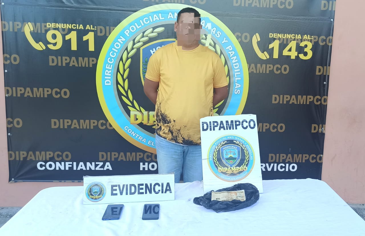 Vinculado al cobro de extorsión detienen al «CHOMPIRAS» en olancho Vinculado al cobro de extorsión detienen al «CHOMPIRAS» en olancho