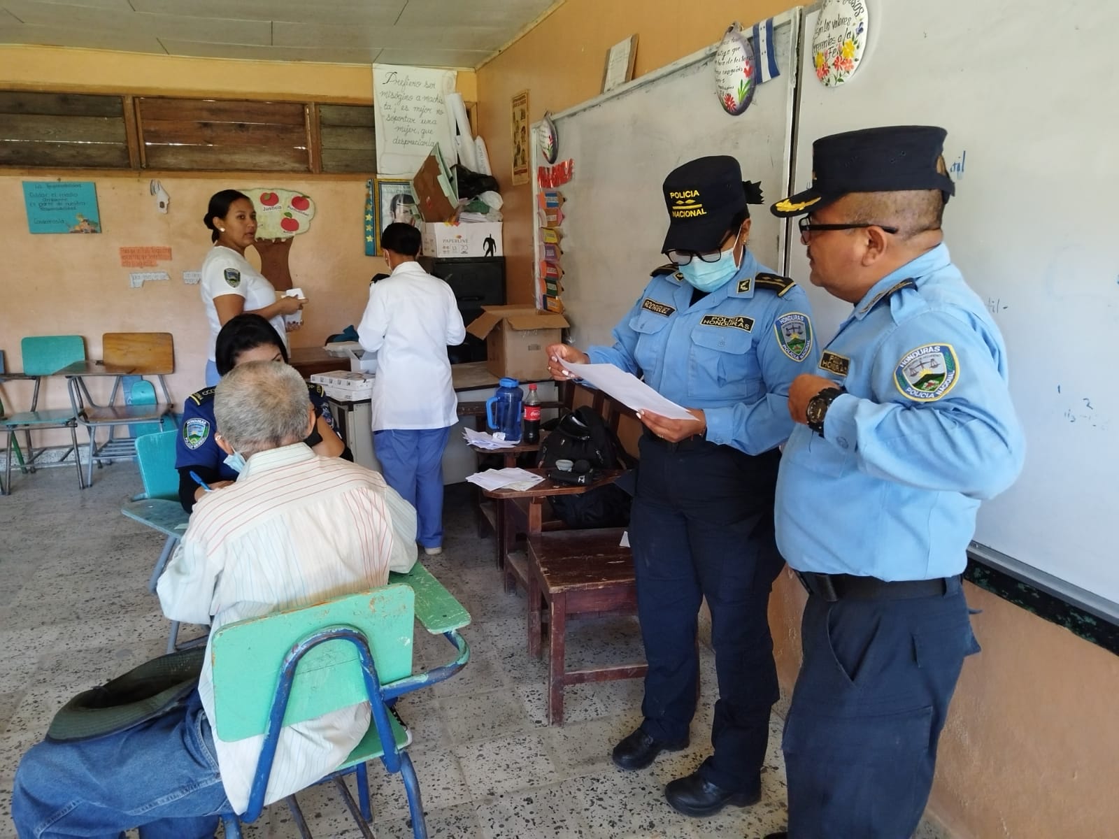 Policía Nacional desarrolla Brigada Médica Gratuita en Ojojona, F. M Policía Nacional desarrolla Brigada Médica Gratuita en Ojojona, F. M