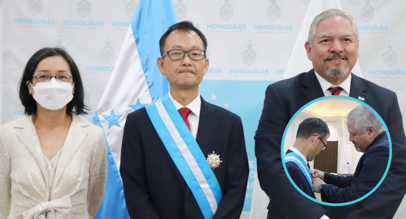 Otorgan Orden Francisco Morazán en el Grado de Gran Cruz Placa de Plata al embajador de Corea Otorgan Orden Francisco Morazán en el Grado de Gran Cruz Placa de Plata al embajador de Corea