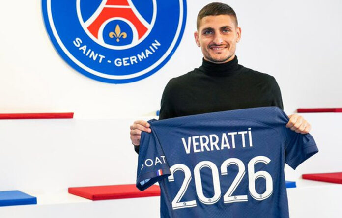 Verratti amplía su contrato con el PSG hasta 2026 Verratti amplía su contrato con el PSG hasta 2026