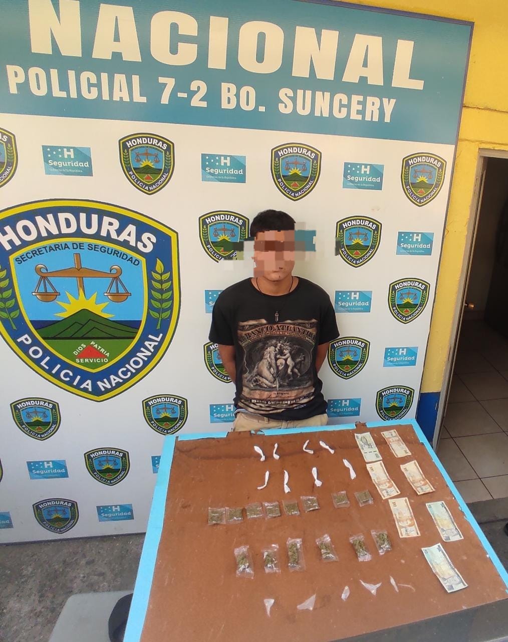 Policía Nacional logra la aprehensión de dos sospechosos por tráfico de drogas y tentativa de asesinato