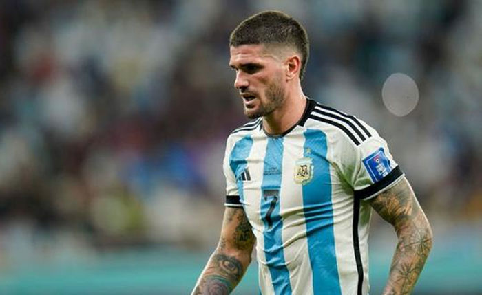 De Paul, lesionado, duda contra Países Bajos De Paul, lesionado, duda contra Países Bajos