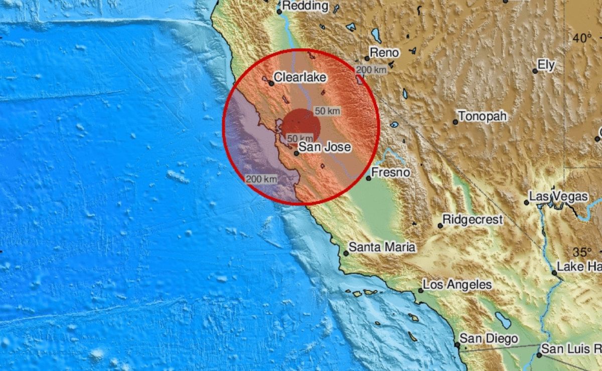 Un sismo de magnitud 6,4 sacudió el norte de California Un sismo de magnitud 6,4 sacudió el norte de California