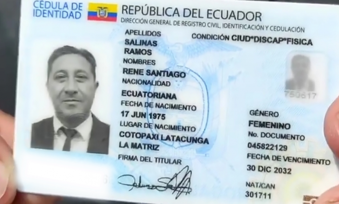Un padre ecuatoriano cambió su género en el documento para reclamar la custodia legal de sus hijas Un padre ecuatoriano cambió su género en el documento para reclamar la custodia legal de sus hijas