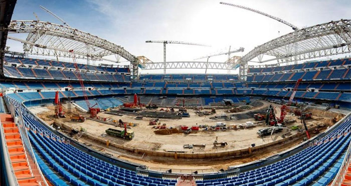El Madrid espera inaugurar oficialmente en diciembre el nuevo Bernabéu