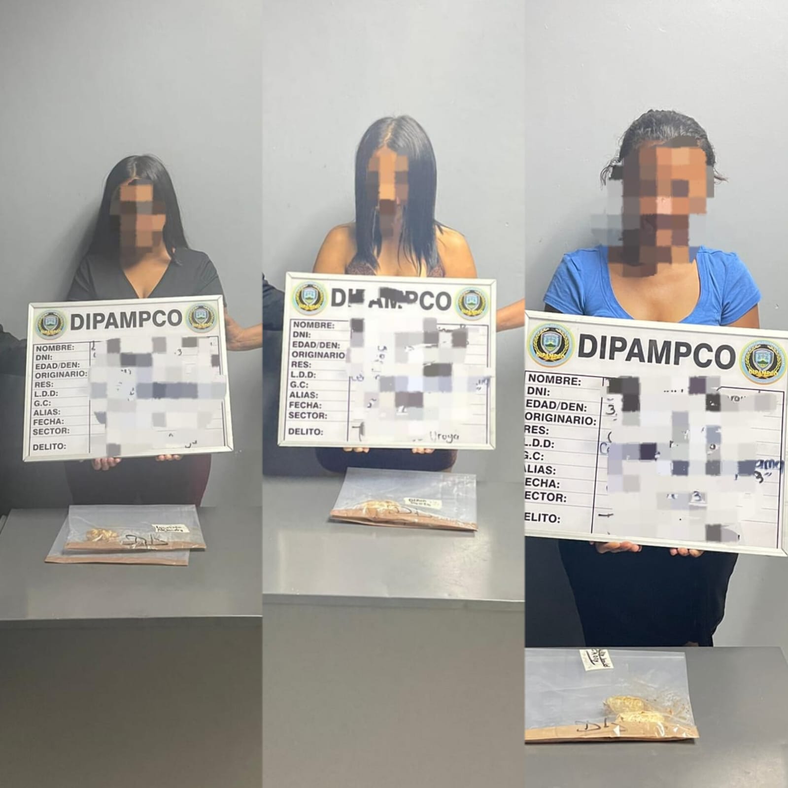 Capturan a tres féminas mientras intentaban ingresar drogas a la cárcel de máxima seguridad de Santa Bárbara.