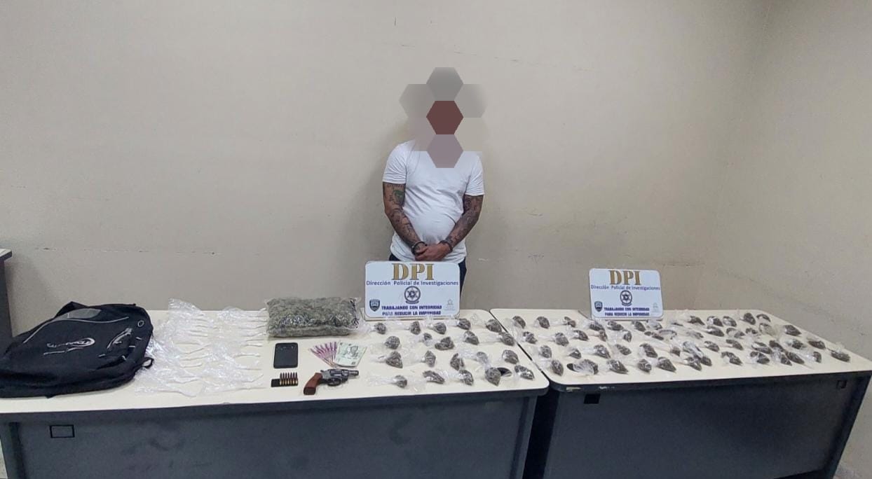 Detiene a alias «Pinta» supuesto miembro de la banda delictiva «Los Grillos» en San Pedro Sula