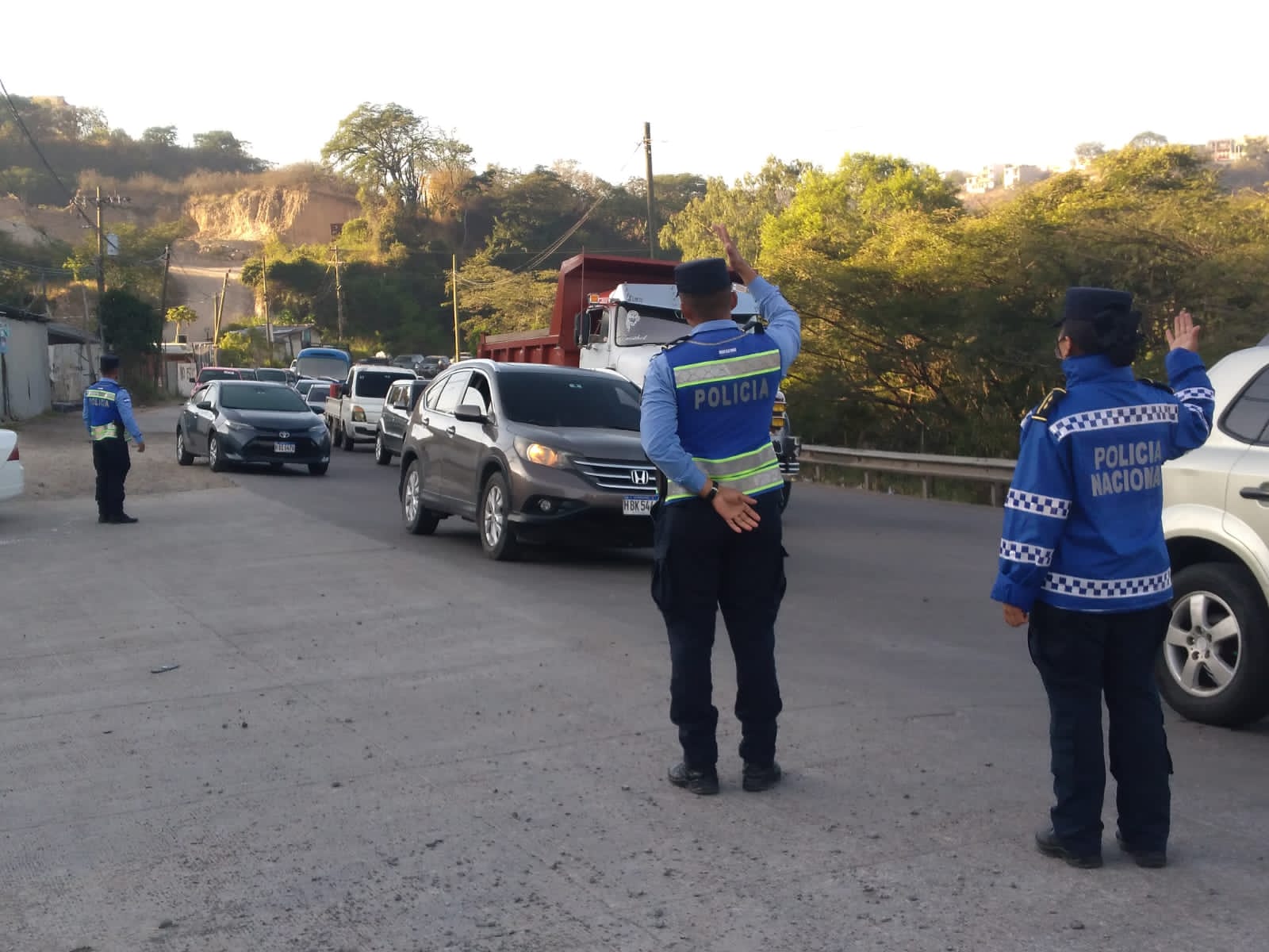 DNVT implementa nuevamente dispositivos viales geométricos en la capital DNVT implementa nuevamente dispositivos viales geométricos en la capital