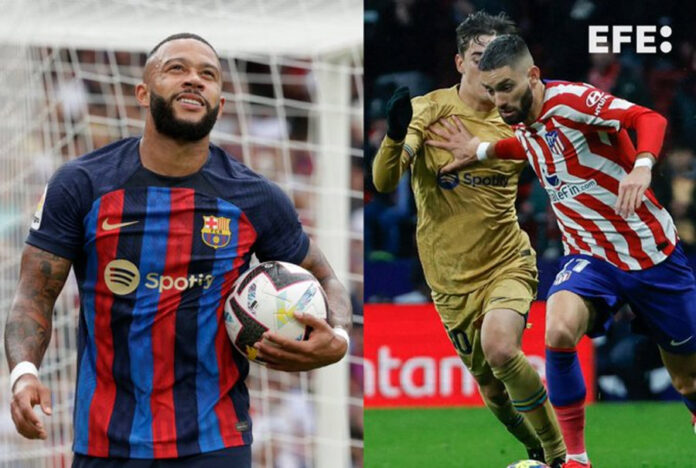 El Barça negocia con el Atlético de Madrid un trueque Memphis-Carrasco