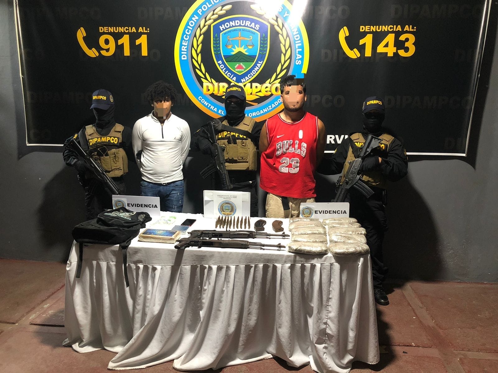 Desarticulada la banda delictiva «EL SERGIO /CHECHO» en Choloma Cortés