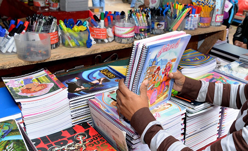 Útiles escolares registran un incremento de 40% en el precio Útiles escolares registran un incremento de 40% en el precio