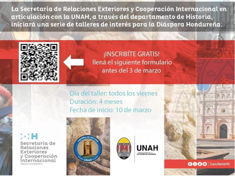 Honduras ofrecerá talleres de identidad nacional a connacionales en España y EEUU
