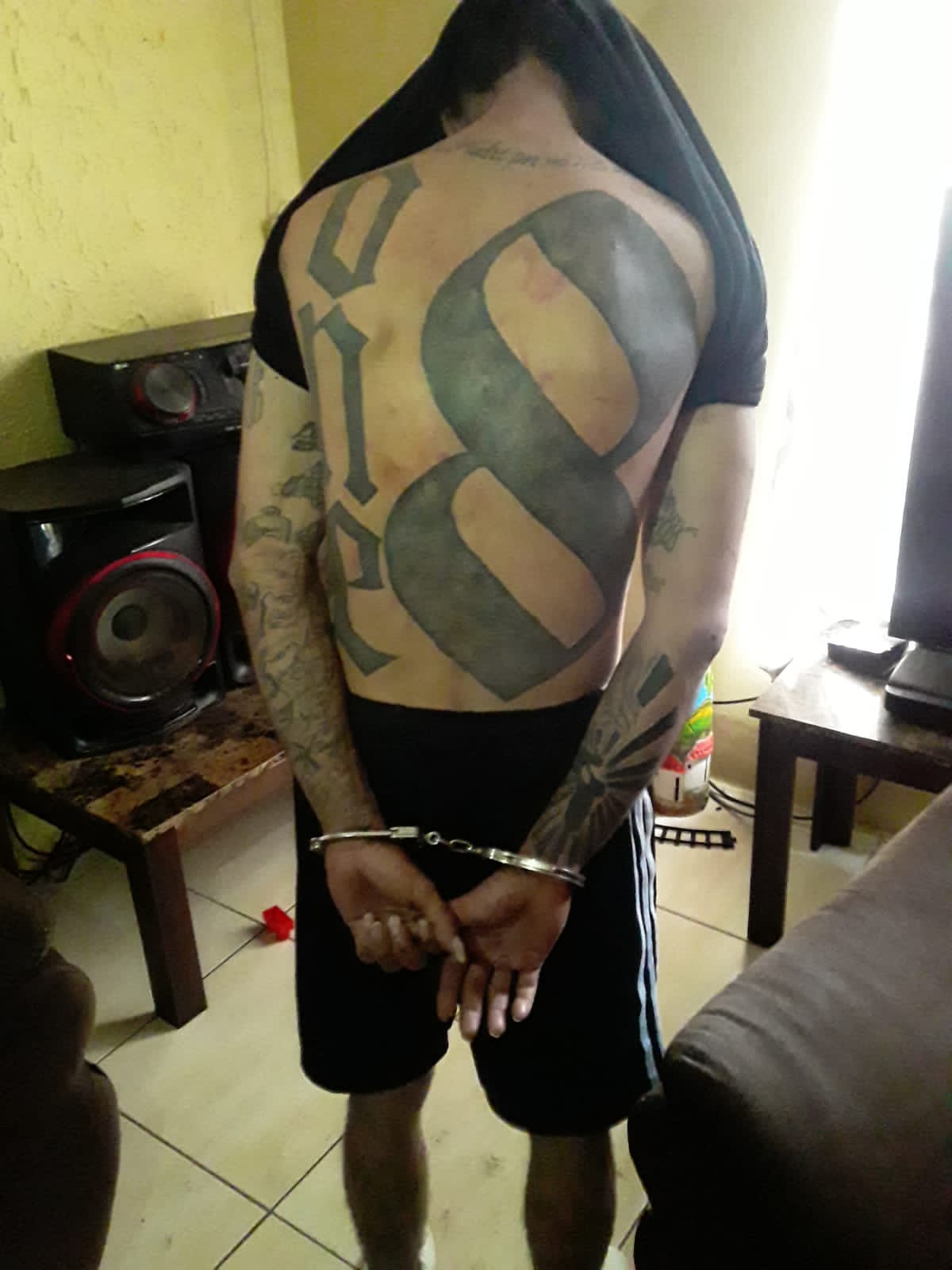 Capturan a «El Viejo Bad Bunny» presunto cabecilla de la Pandilla 18