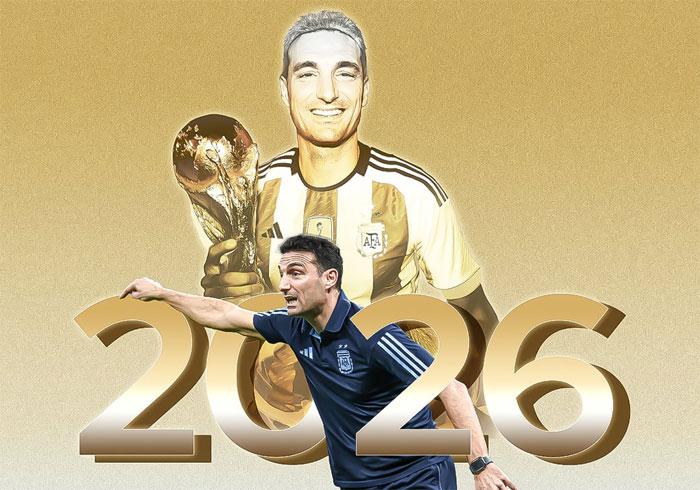 Scaloni renueva como técnico de la selección argentina hasta 2026