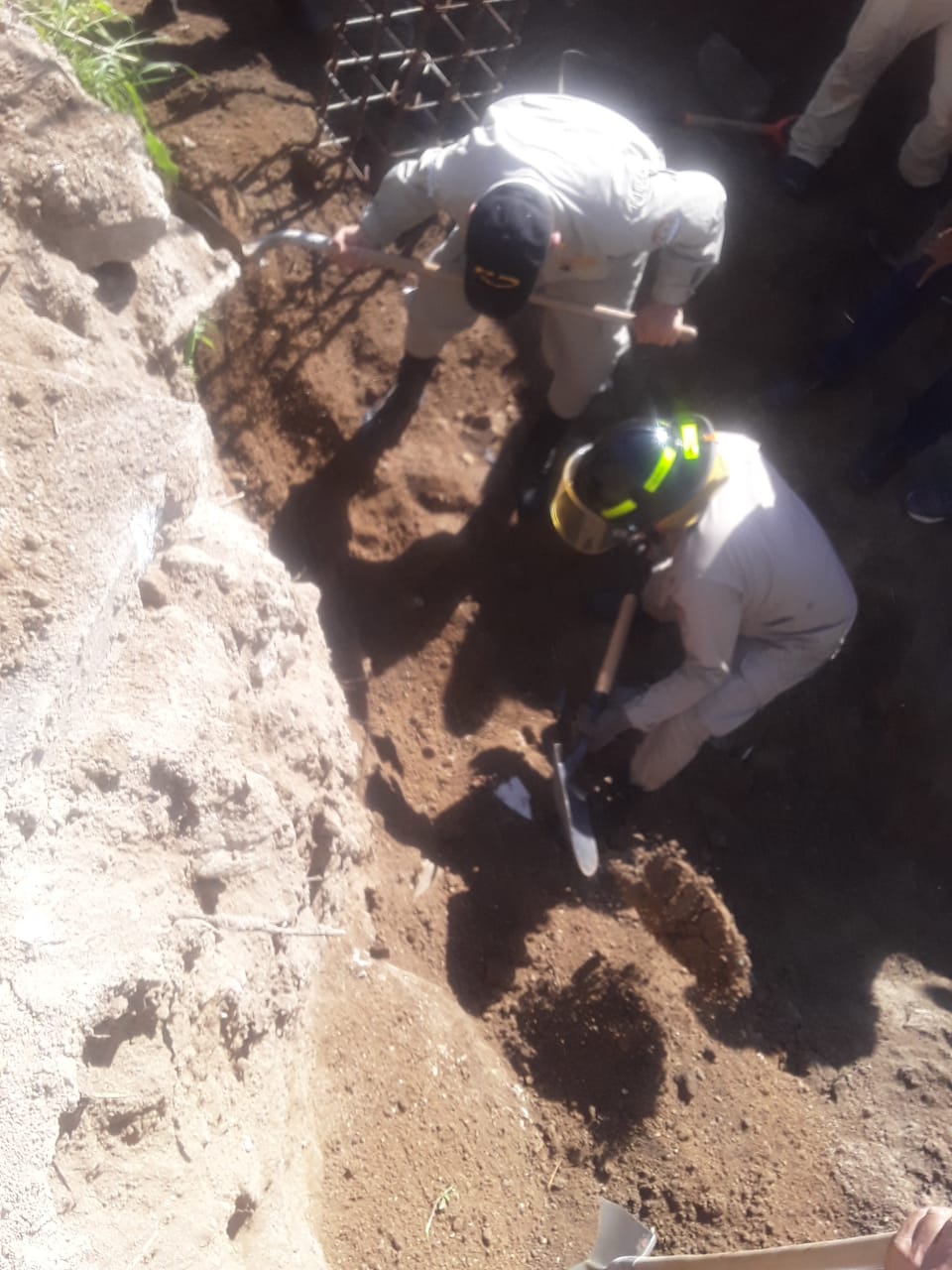 Obrero muere soterrado tras derrumbe en SPS Obrero muere soterrado tras derrumbe en SPS