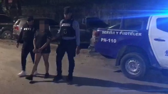 Detienen a presunta «Gatillera» integrante de la Pandilla 18