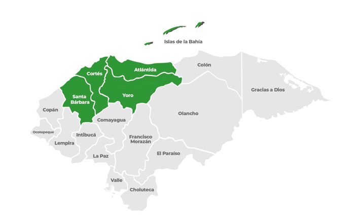 Alerta Verde por 48 horas para la zona norte de Honduras