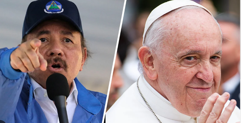 El Papa Francisco tildó al régimen de Nicaragua de «dictadura grosera» y Daniel Ortega suspendió las relaciones diplomáticas