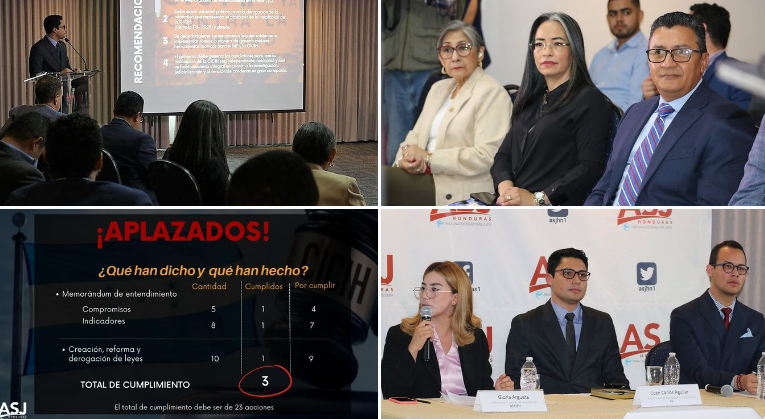 ASJ: Sólo dos de 15 compromisos entre el memorándum y la derogación de leyes para la instalación de la CICIH han sido cumplidos por el gobierno