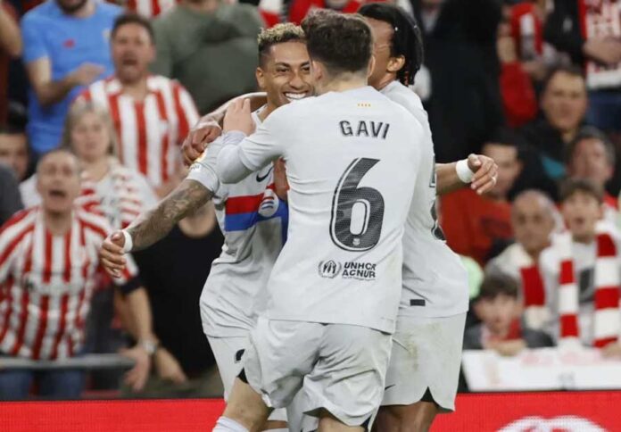 El Barça gana en San Mamés con gol de Rafinha y protagonismo del VAR El Barça gana en San Mamés con gol de Rafinha y protagonismo del VAR