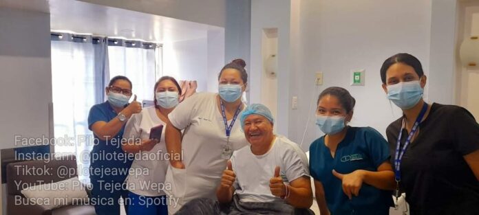 Sale bien de cirugía de cancer el cantante Pilo Tejeda