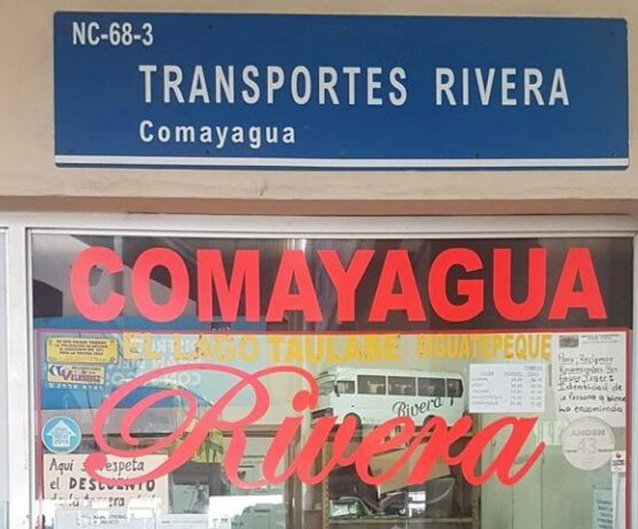 Empresa de transporte paraliza sus unidades por extorsión en Comayagua