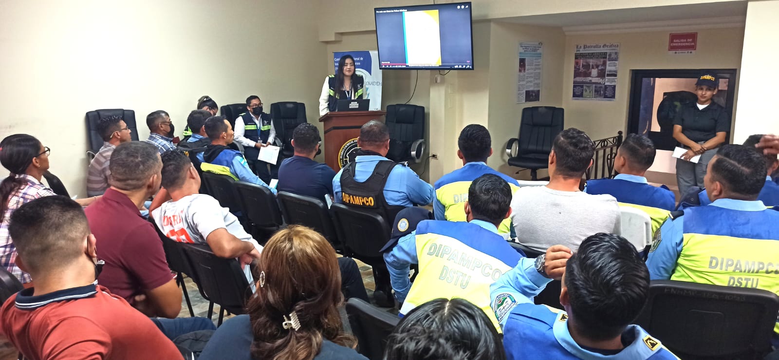 CONADEH capacita a personal de la DIPAMPCO en temáticas relacionadas a los Derechos Humanos en Honduras