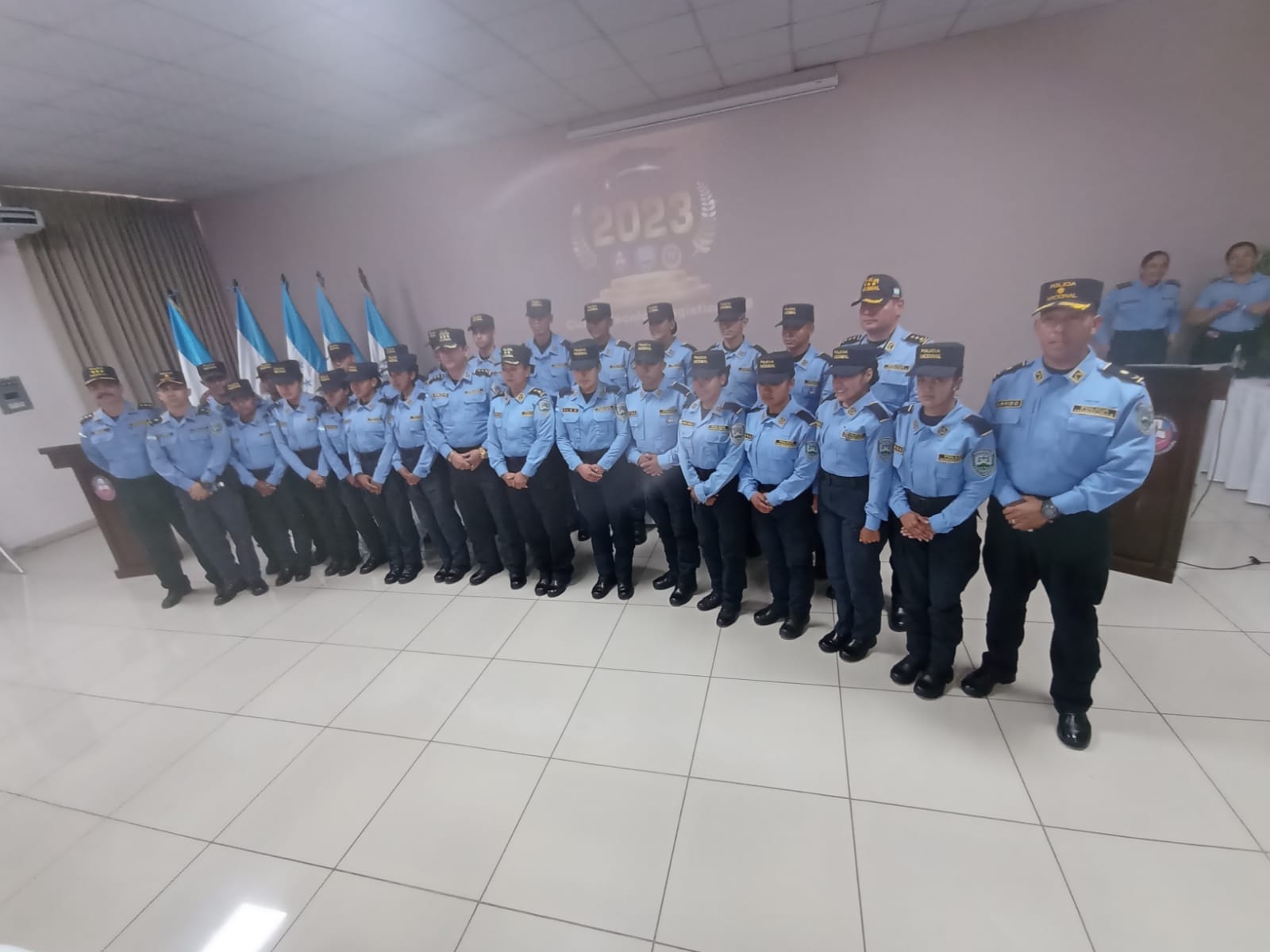 Más de 20 nuevos Policías Técnicos al servicio de Honduras