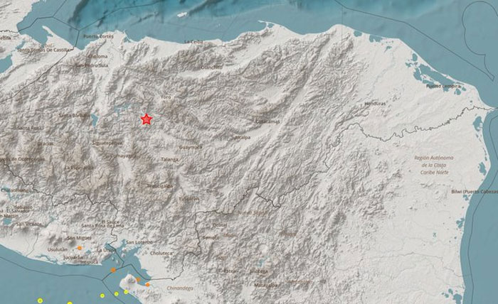En Minas de Oro, Comayagua, se registra un sismo de 3.7 grados En Minas de Oro, Comayagua, se registra un sismo de 3.7 grados