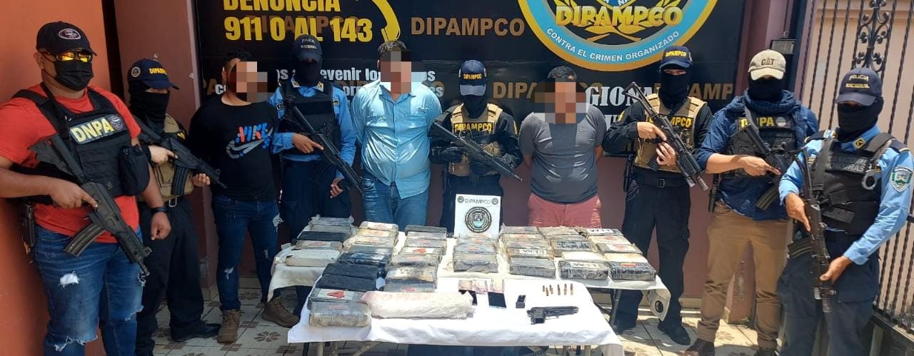DIPAMPCO incauta droga valorada en 14 millones de lempiras DIPAMPCO incauta droga valorada en 14 millones de lempiras
