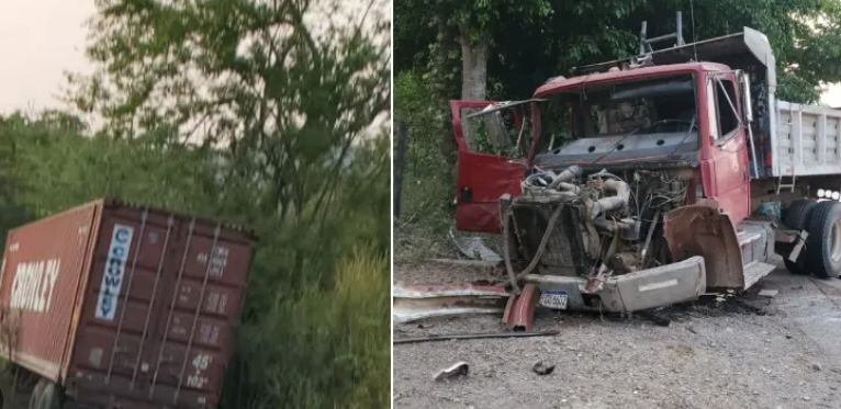 Suben a 8 el número de muertos por colisión entre una volqueta y una rastra en Copán