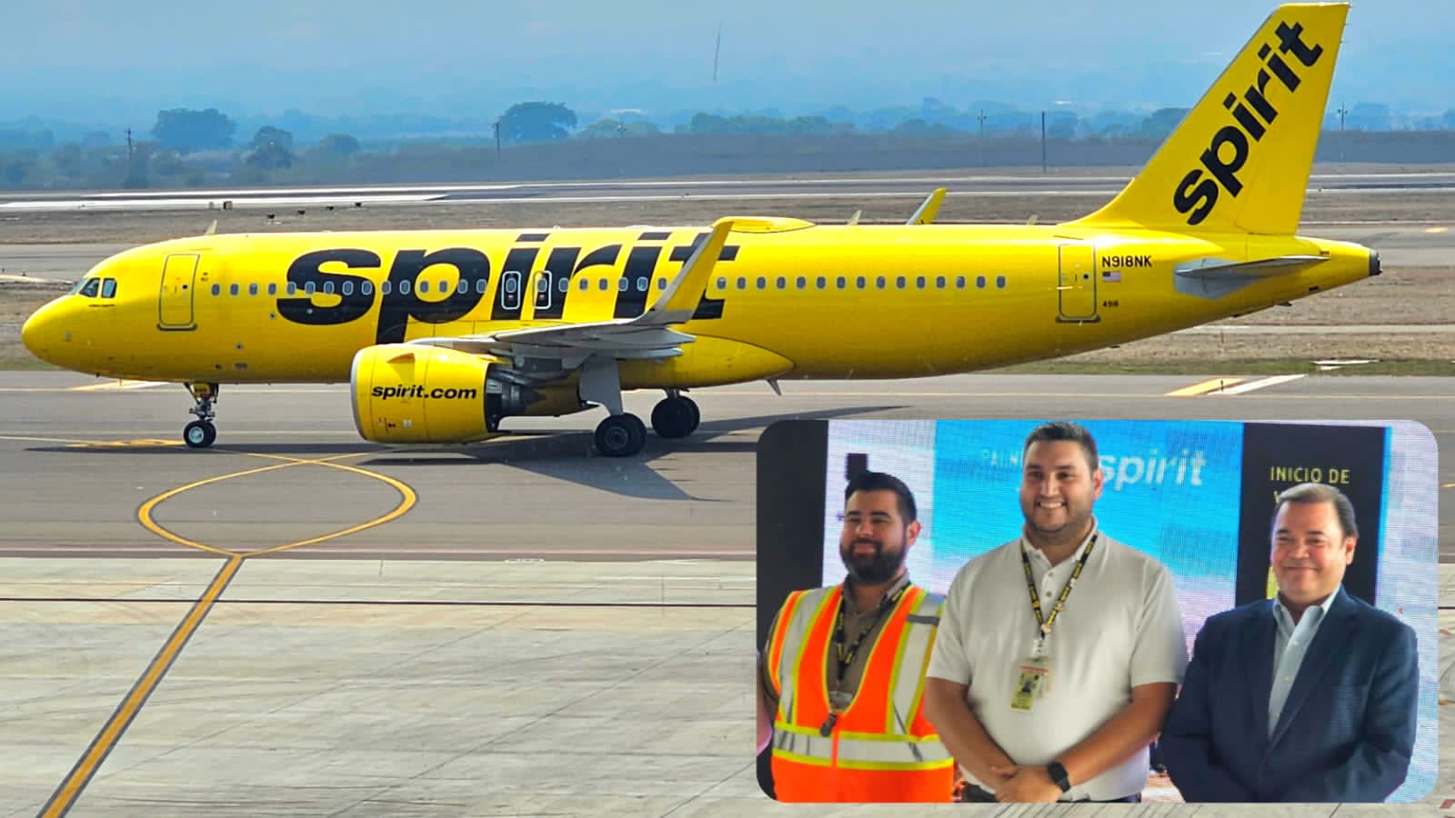 Palmerola: Spirit anuncia vuelos directos a Houston a partir de junio