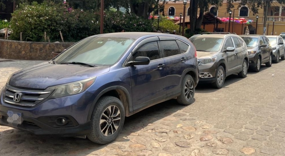 En Còrtes, cuatro vehículos automotores con reporte de robo son recuperados por agentes de la DPI