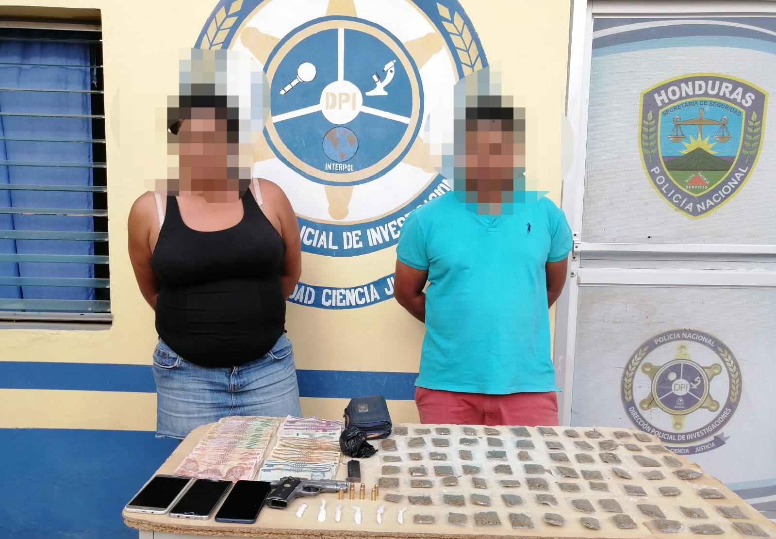 Policía Nacional detiene a dos supuestos miembros activos de la MS-13 en El Paraíso