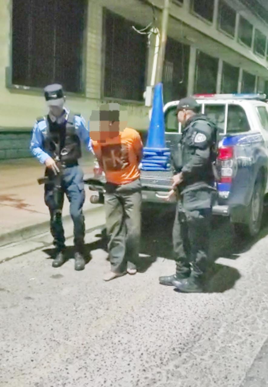 Capturan a ciudadano sospechoso atentar contra la vida de cinco personas